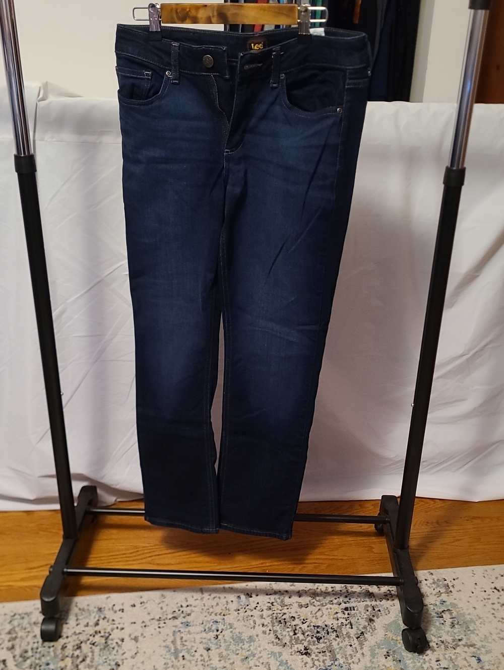 Lee Women's Deep Indigo Straight Leg Jeans